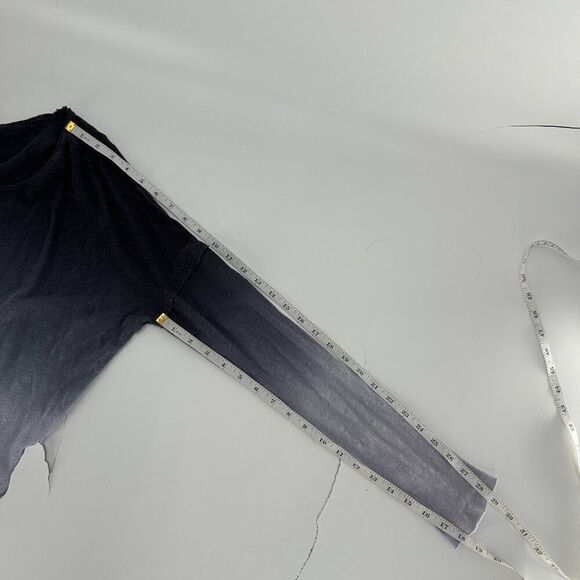 We the Free Ombre Purple Scoop Neck Distressed Long Sleeve Size Medium - Picture 9 of 9